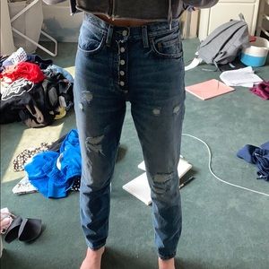 boyish distressed jeans